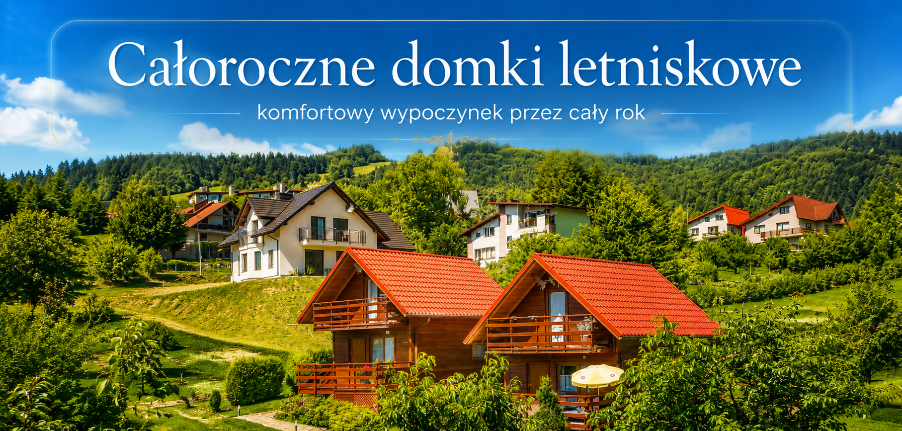 domki całoroczne grafika